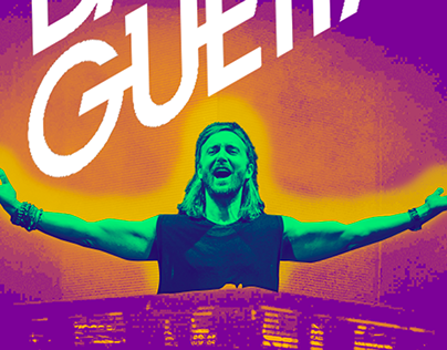 Poster David Guetta - Duotone