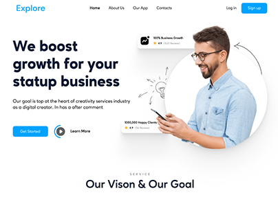 Startup business website