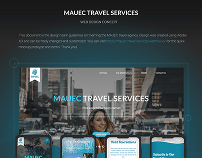Travel Agency Web Concept