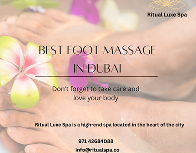 Best foot massage in Dubai