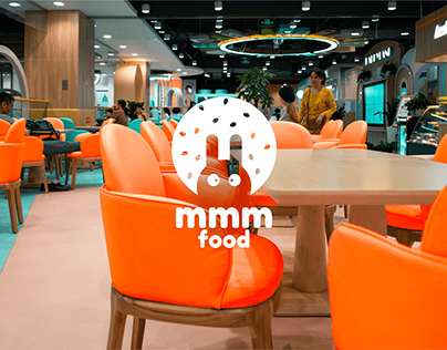 MMM FOOD logo design & branding fast food
