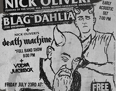 Nick Oliveri + Blag Dahlia at Bisbee