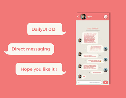 DailyUI 013 - Message