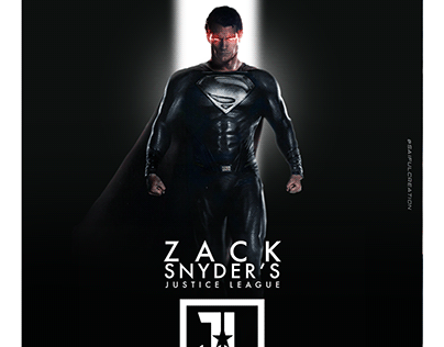 Black Suit Superman Poster Zack Snyder's Justice League