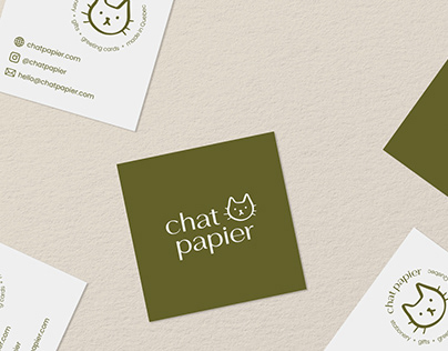 Project thumbnail - Branding — Chat Papier