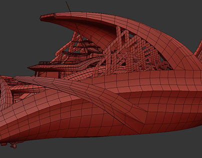 Lowpoly Ship 3d model