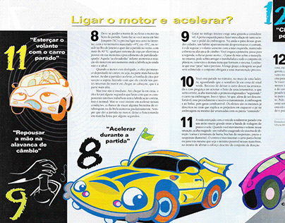 12 Driving Mistakes Editorial Illustrations