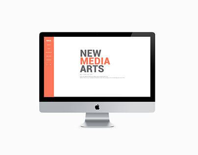 [Student Project] New Media Arts website