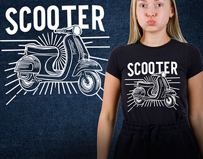 Scooter T-shirt Design