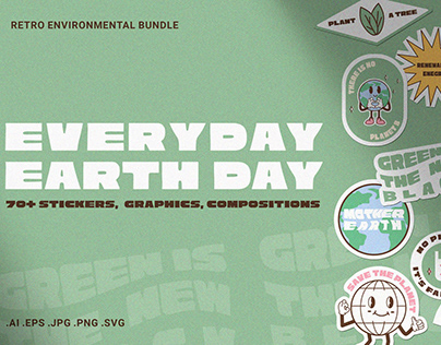 Everyday Earth Day Retro Collection
