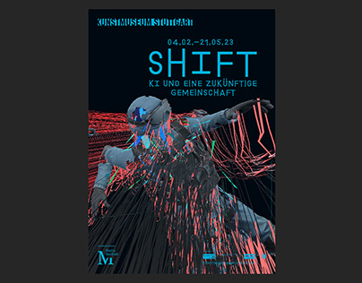 »SHIFT. AI and a future community« – Exhibitiondesign