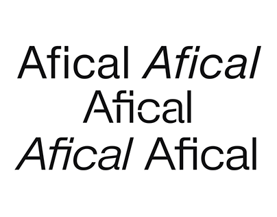 Afical Typeface