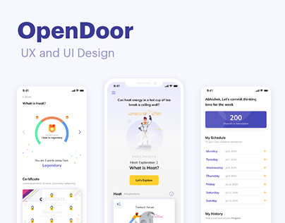 OpenDoor - UI UX Design