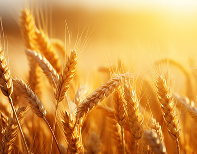 wheat in sunlight