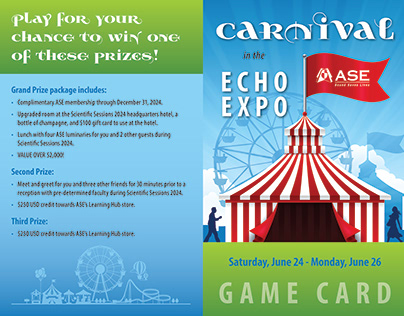 ASE Expo Carnival Card