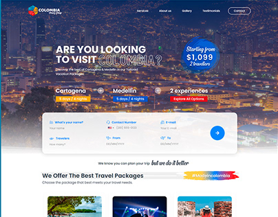 Colombia Travel Group - Website