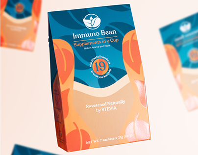 Immuno Bean Coffee Box Packaging