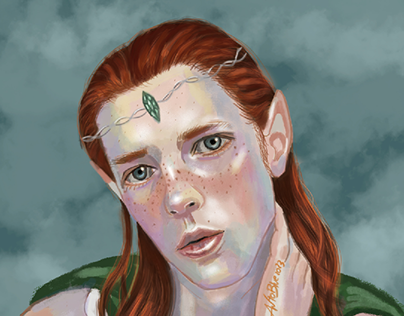 Portrait fantasy elf