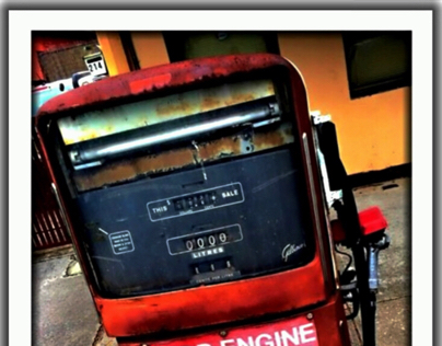 I Really Want To Ride - Vintage Gasoline Pump