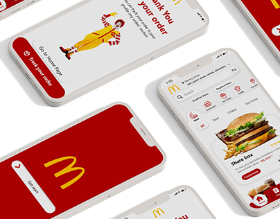 UX/UI REDISIGN MCDELIVERY MOBILE APP