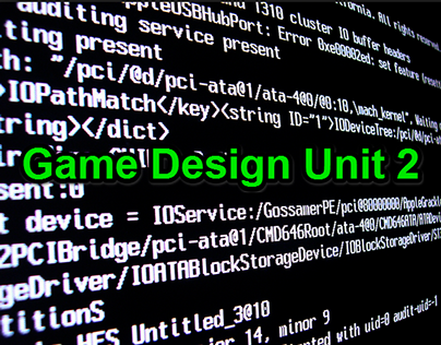 Game Design Unit 2