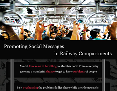 Promoting Social Messages in Railway Compartments