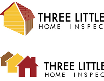 Logo Redesign for Three Little Pigs Home Inspection