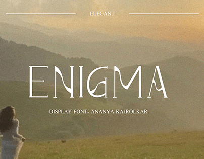 Enigma- Elegant San Serif Font