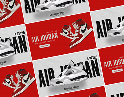 Nike shoes banner project