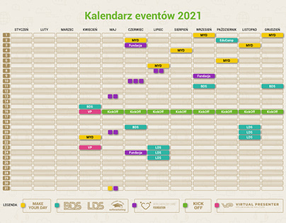 Kalendarz eventowy PDF