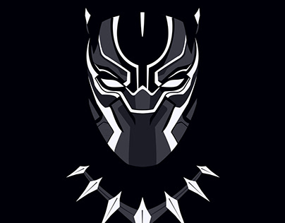 Black Panther Character Illustration & Digital Art