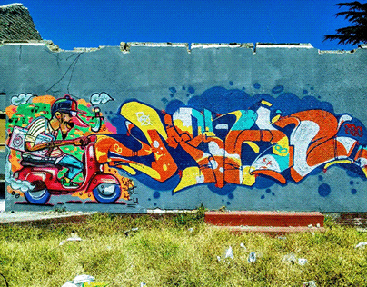 scooter graffiti