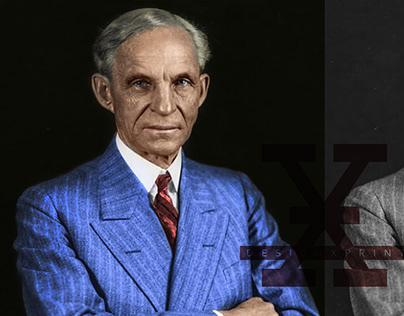 Henry Ford Photo Restoration / Colorized