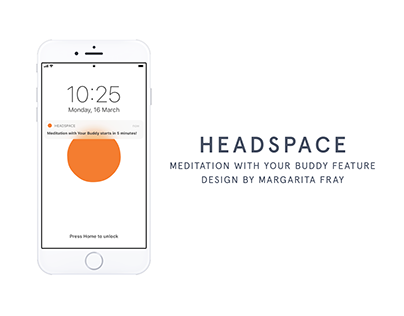 Headspace feature design: meditation with a buddy