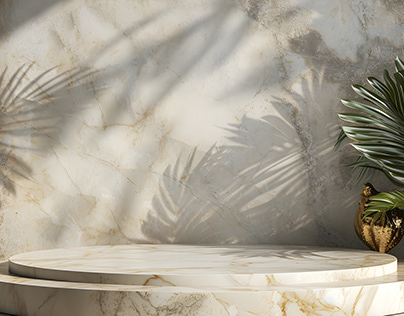 luxury tropical marble padium marble bg