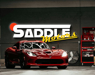 Saddle Motors logo design & branding