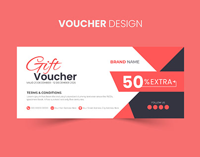 Gift Voucher Template Projects :: Photos, videos, logos, illustrations and  branding :: Behance