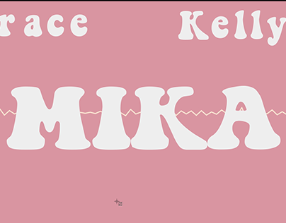 Typography video, MIKA Gace Kelly