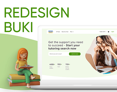 Redesign teacher search website Buki