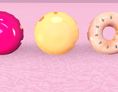 3D Logo animation- Dots Donuts