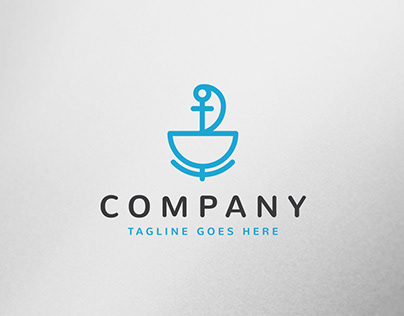 Seafood Restaurant Logo Template Design