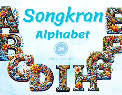 Songkran Alphabet
