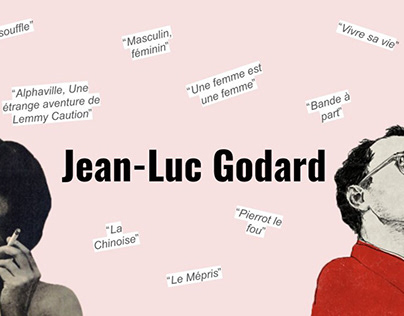 Сover of an article about Jean-Luc Godard