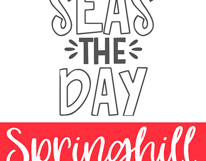 "Seas The Day" SVG PNG DXF & EPS Design Files