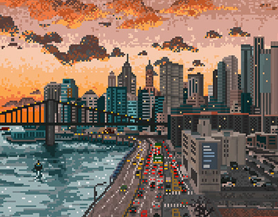 Pixel Art - Pixel City