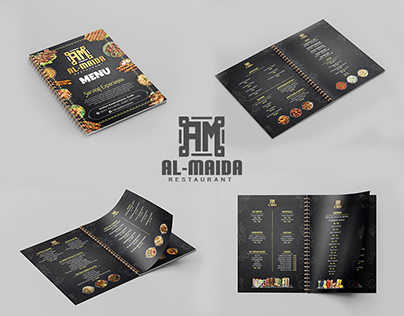 Al-Maida Restaurant Menu Design