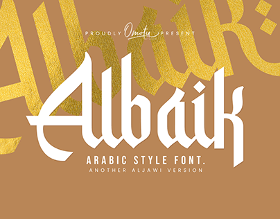 FREE | Albaik - Arabic Style Font