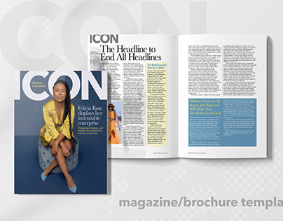 ICON Magazine/Brochure Template
