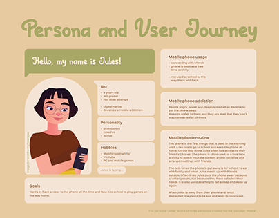 Persona and User Journey for PAWS