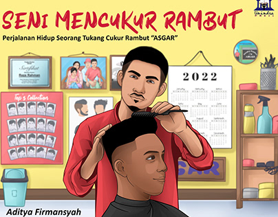 Picture Story Book about Garut's Original Hair Barber